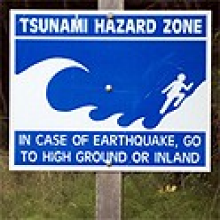 Tsunami Evacuation Signage