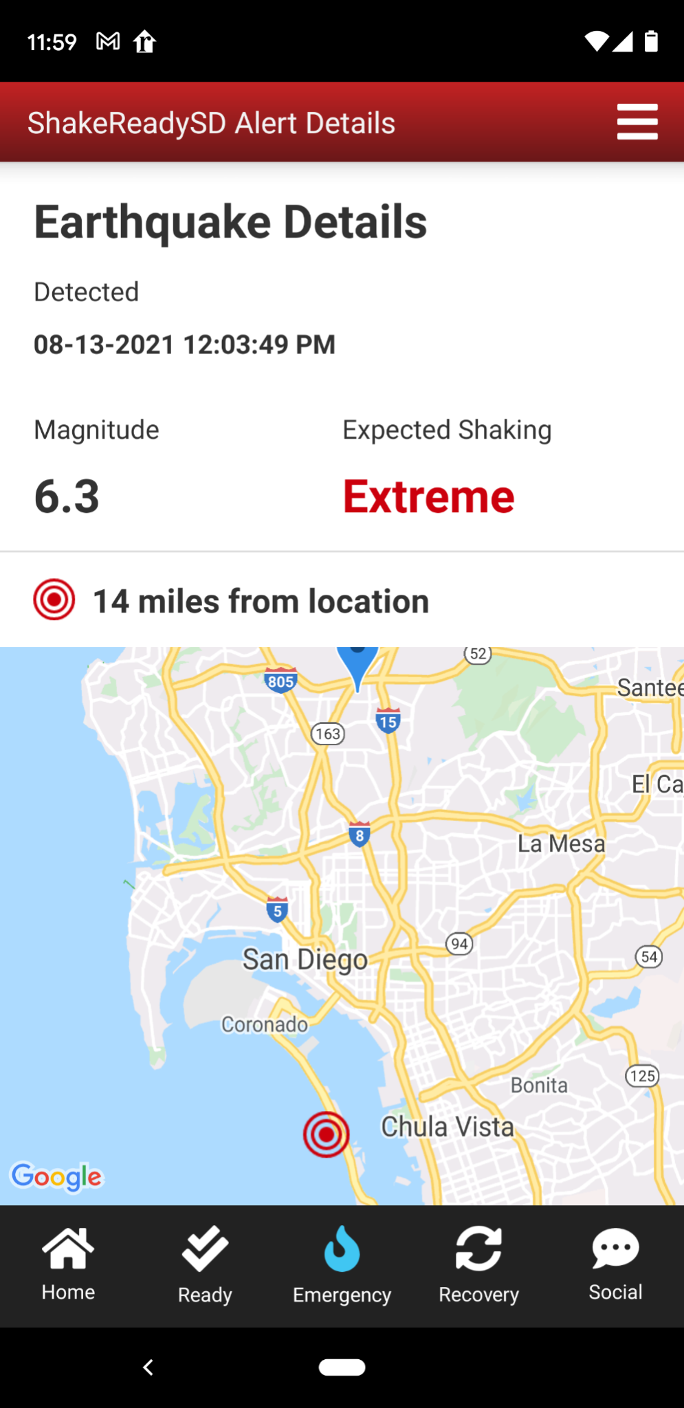 Early Earthquake Warning