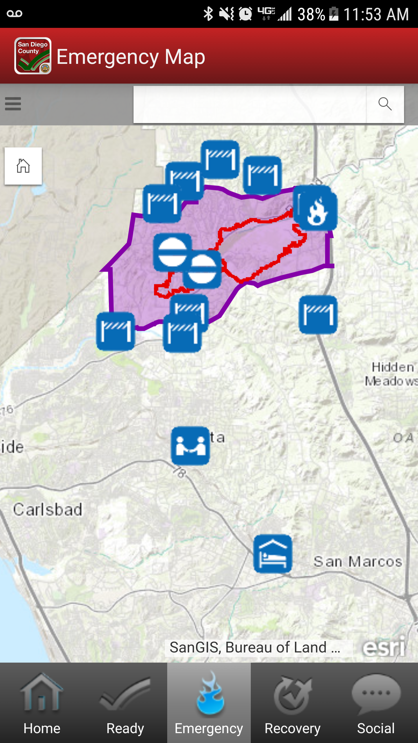 Updated Emergency Map